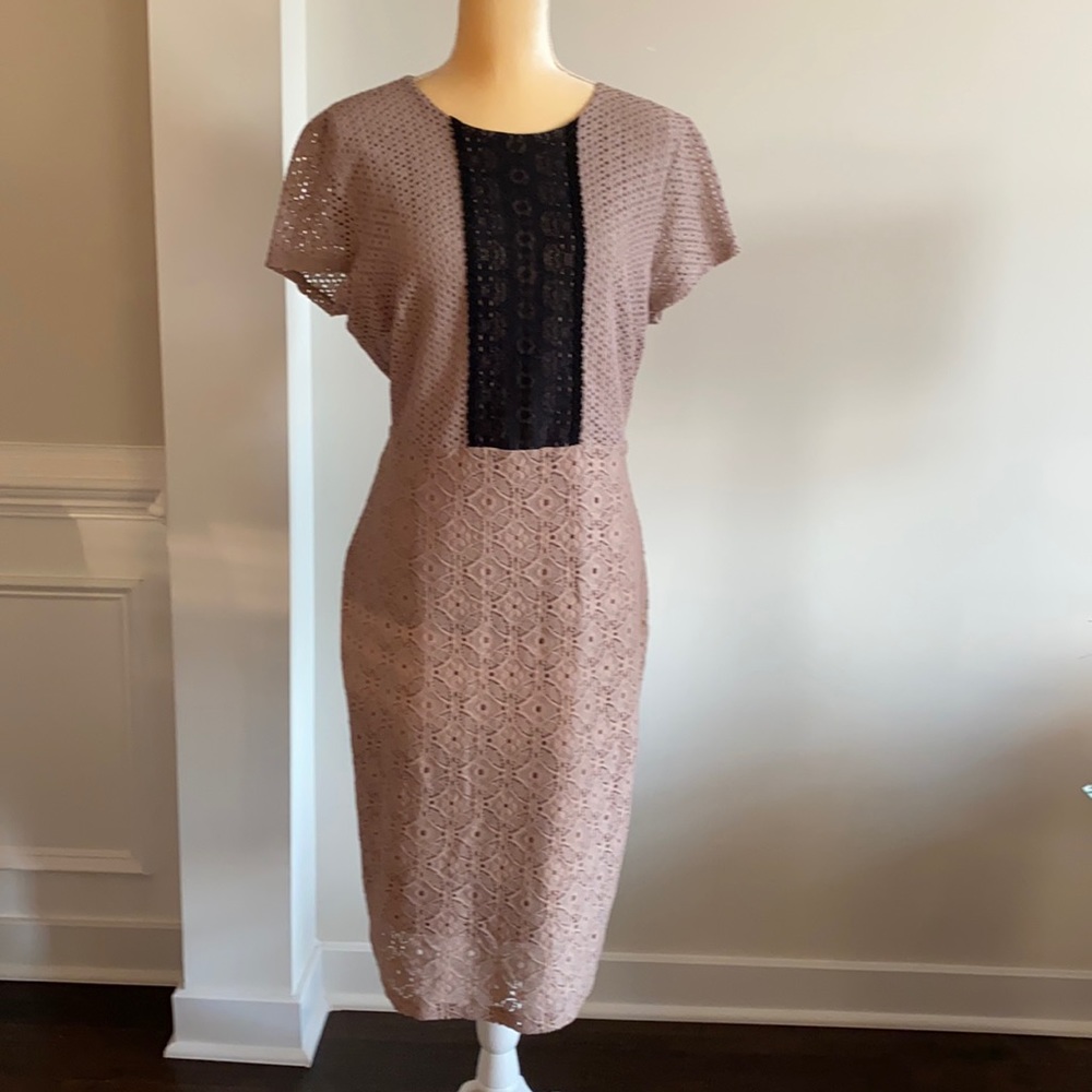 Dress. Black and Tan.